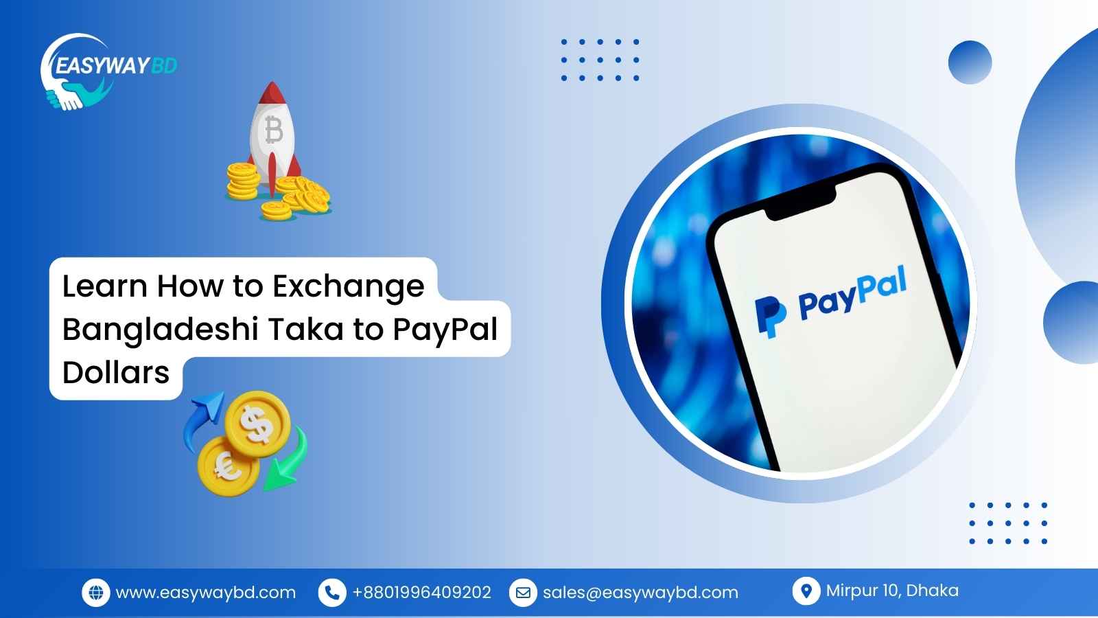 Learn How to Exchange Bangladeshi Taka to PayPal Dollars