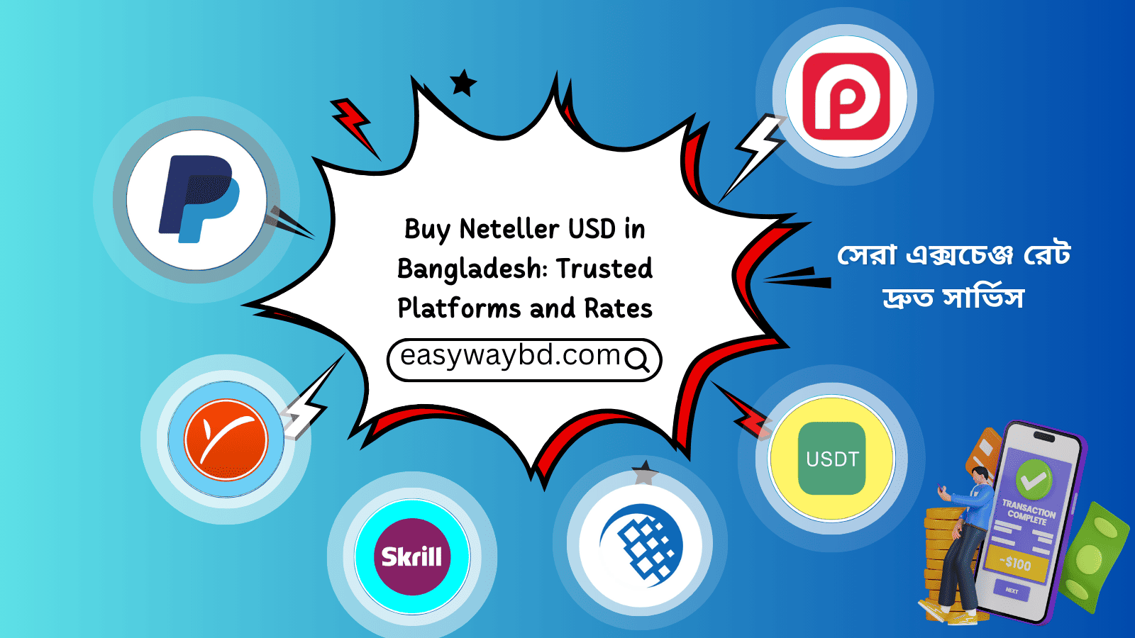 Buy Neteller USD in Bangladesh: Trusted Platforms and Rates