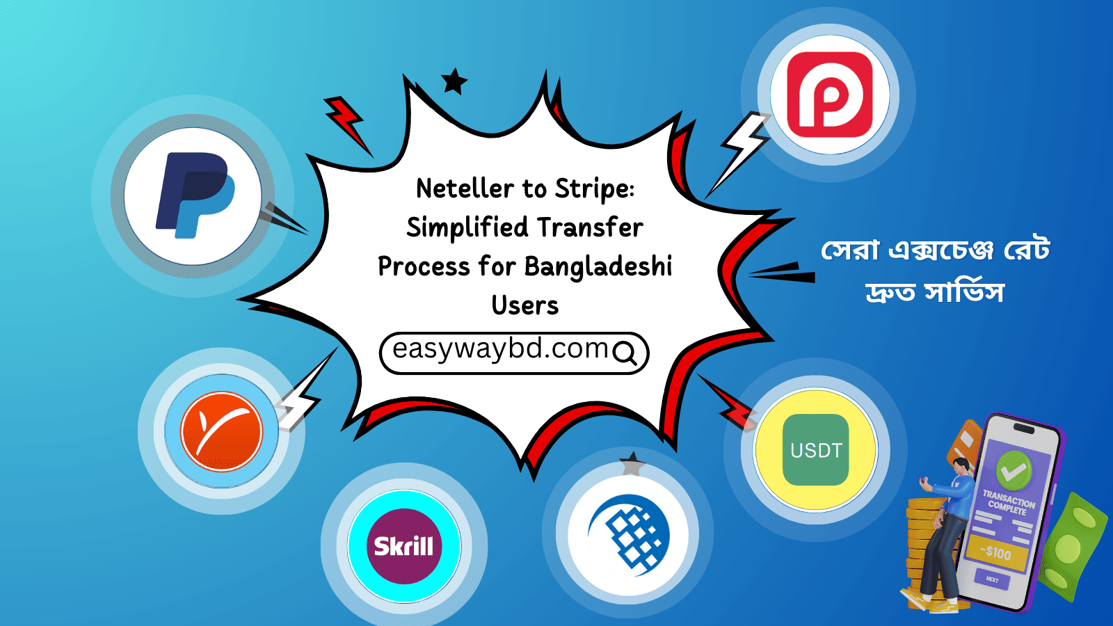 Neteller to Stripe: Simplified Transfer Process for Bangladeshi Users