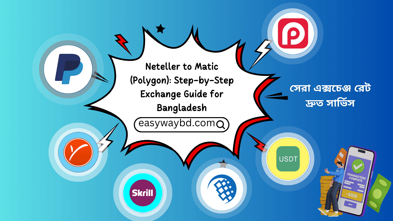 Neteller to Matic (Polygon): Step-by-Step Exchange Guide for Bangladesh