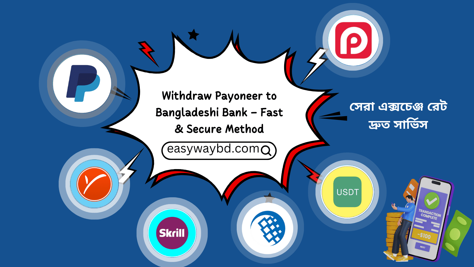 Withdraw Payoneer to Bangladeshi Bank – Fast & Secure Method