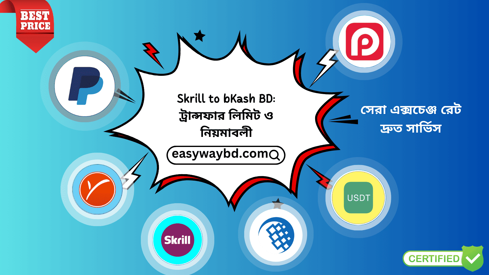 Skrill to bKash BD: ট্রান্সফার লিমিট ও নিয়মাবলী | Easy Way BD