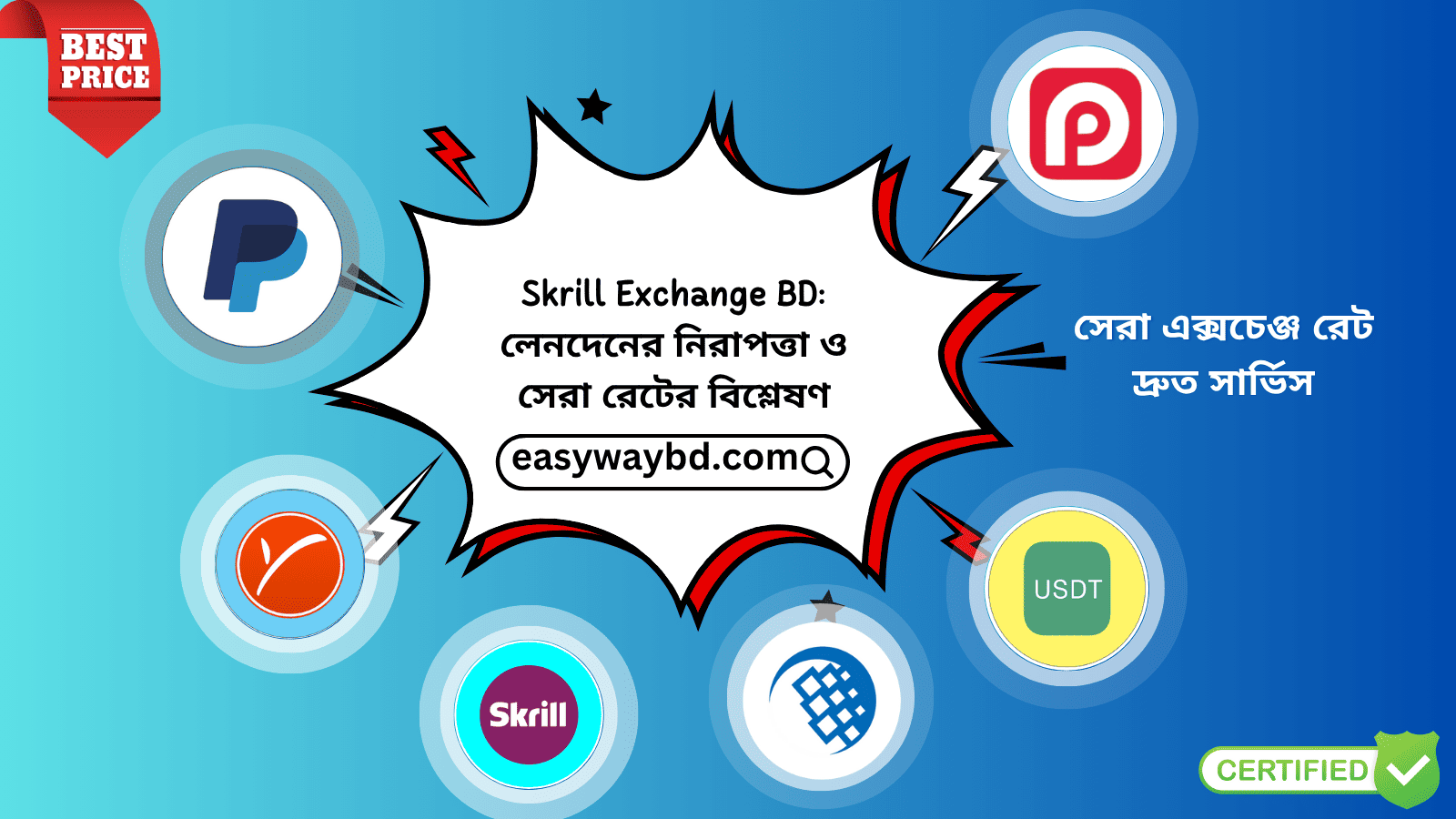 Skrill Exchange BD: সেরা রেট ও নিরাপদ লেনদেনের জন্য Easy Way BD