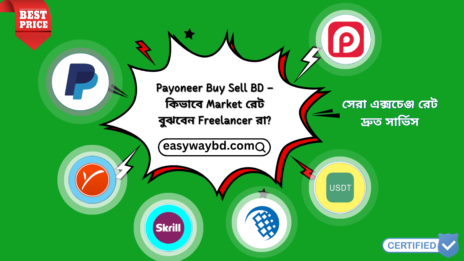 Payoneer Buy Sell BD – কিভাবে Market রেট বুঝবেন Freelancer রা? | Easy Way BD