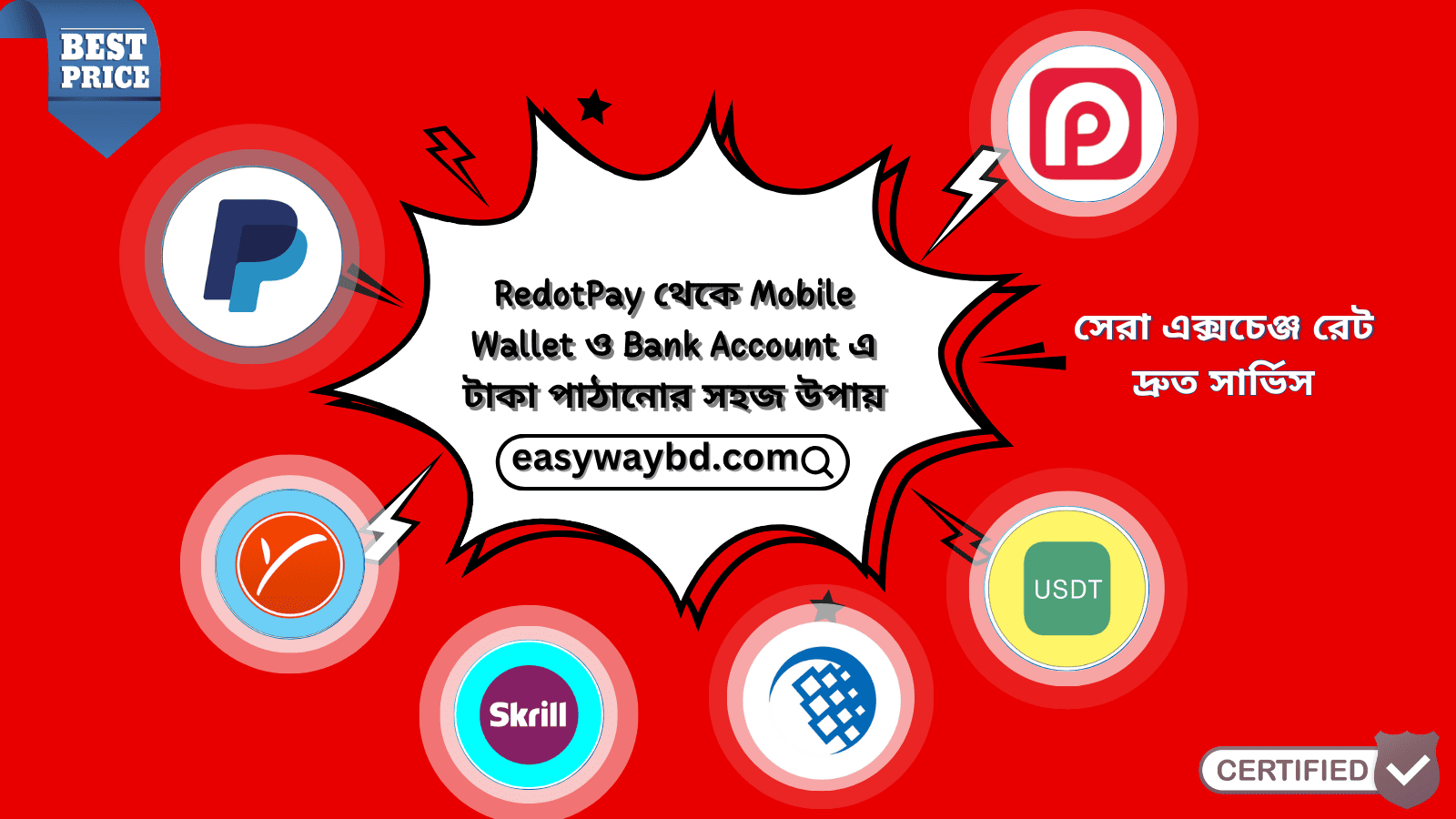 RedotPay থেকে Mobile Wallet ও Bank Account এ টাকা পাঠানোর সহজ উপায় | Easy Way BD