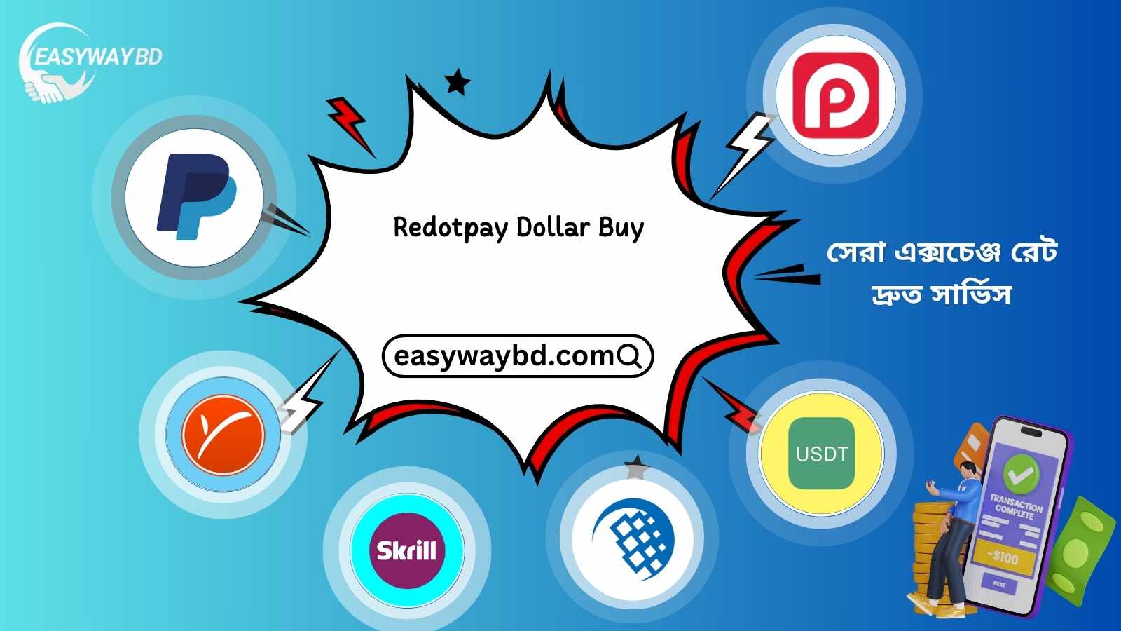Redotpay Dollar Buy: সহজ ও নিরাপদ ডলার এক্সচেঞ্জ বাংলাদেশে