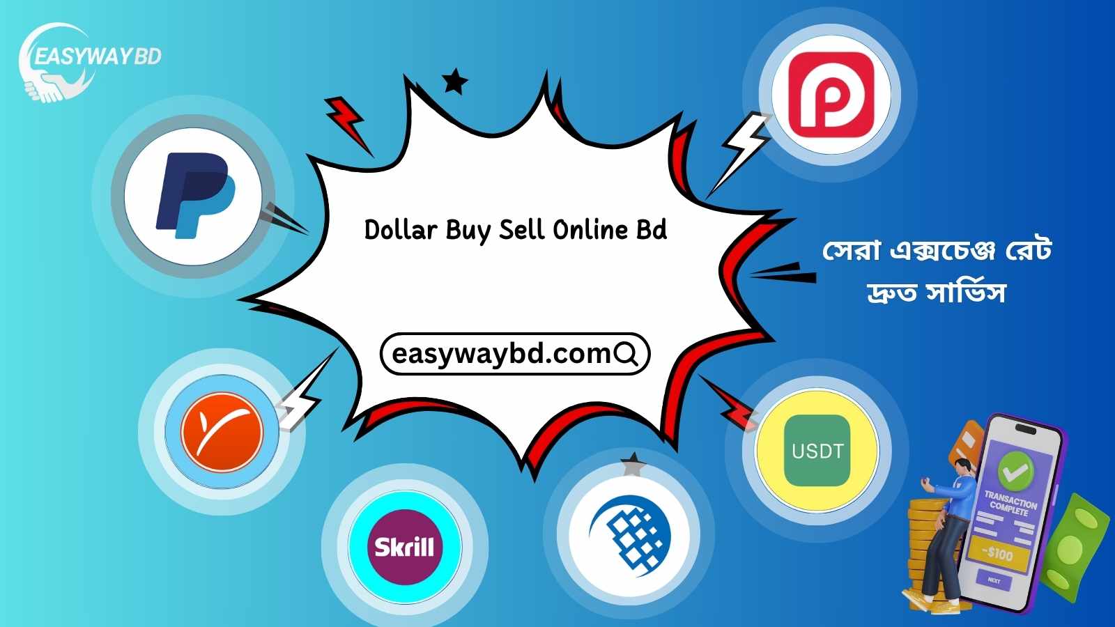 Dollar Buy Sell Online BD - Best Dollar Exchange with Easy Way BD